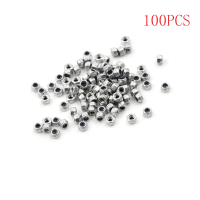 100 unit m3 x 0.5mm keluli tahan karat nilon nilon masukkan hex sendiri