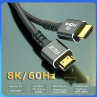 5M HDMI 2.1 HD Cable 8k@60Hz/4K@120HZ 48Gbps For PS3/4/5 TV PC Projector Monitor Connecting Cable Hdmi Cable HD Data Cable