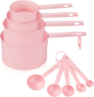 Measuring Cups and Spoons Set of 9 Stainless Steel Measuring cup for Cooking and Baking Measuring sp