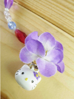 【震撼精品百貨】Hello Kitty 凱蒂貓~限定版手機吊飾-北海道(紫花)