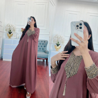Kaftan Premium Airflow || Gamis Polos wanita || Abaya Renda Sultan || Dress Crinkle Airflow || Dress