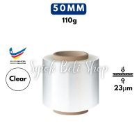 110g Mini Baby Roll Wrapping Stretch Film (50mm x 1 Roll)  Premium Quality / Clear Transparent Shrin