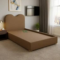 Divan Avella Aesthetic Sandaran Kasur Springbed Modern Rangka Sandaran Kasur Minimalis Bludru 160cm