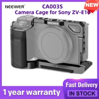 NEEWER CA003S Camera Cage for Sony ZV-E10|Comfortable Ergonomic Silicone Grip|Arca Type Seamless Switching