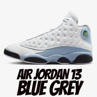 【NIKE 耐吉】休閒鞋 AIR JORDAN 13 BLUE GREY 灰藍 男款 414571-170