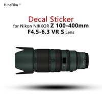 100-400 Lens Skin for Nikkor 100 400 Lens Wrap Cover Film for Nikon Z 100-400mm f/4.5-5.6 VR S Lens Sticker Protector Coat
