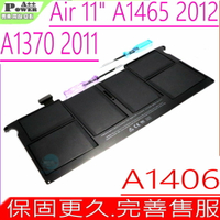 APPLE A1406 電池(同級料件)適用 蘋果 A1370 (2011)，A1465 (2012)，BH302LL，MC506LL，MC965LL，MC968LL，MC969LL，MacBook Air 11" BH302LL，MC506LL/A，MC965LL/A，MC968LL/A，MC969LL/A，MacBook 2011年的型號 A1370，Macbook 2012年的型號 A1465，020-7377-A，2ICP4/46/66-1，2ICP4/72/56-1，2ICP4/55/81-1