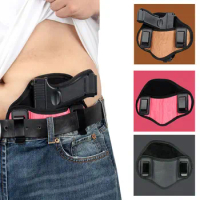 PU Leather Tactical Hunting Holster Concealed Gun Pistol Pouch For Glock 19 IWB Hide Magazine Case Outdoor Tools
