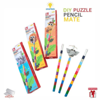 Pencil Brick Block Lego Alat Tulis Stationery Pensil Puzzle DIY Susun Merakit Balok Blok / Goodie ba