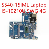 Motherboard For Lenovo ideapad S540-15IML Laptop Mainboard I5-10210U SWG 4G 5B20S43000