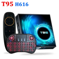 T95Z Android Smart Tv Box Android 10 Allwinner H616 2/4GB RAM 32/64GB ROM BT Wifi6 2.4G/5.8G Wifi 6K Ultra HD Set Top Box