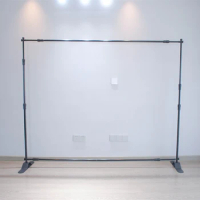 2.5x3m Photography Backdrops Metal Photographic Background Retractable Studio Photo Frame Backdrop Stand Support with Carry Bag