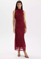 DeFacto Tulle Sleeveless Maxi Dress