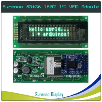Surenoo 1602 16X2 162 Serial IIC I2C VFD Character Display Screen LCD Module Panel for Arduino