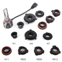 Wholesale 10Pcs Car LED Headlight Bulb Base Adapter Socket Holder HB4/HB3/H11/H7/H4/H3/H1 Head Lamp Retainer Clips