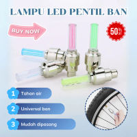 Lampu LED pentil ban sepeda, motor, mobil anti air – Pentil aan dengan lampu LED super praktis, coco