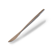 【Keith】鎧斯實心長柄西餐鈦餐刀 22.5cm / Ti5208(奶油刀 西式牛排刀 主餐刀 黃油刀 果醬抹刀)