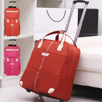 旅行包拉桿包女行李包袋短途旅游入院待產包大容量輕便手提收納袋 全館免運