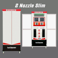 Mesin POM MINI / PERTAMINI 2 Nozzle slim Pakai Pintu