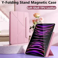 Y-Folding Stand Case for Huawei Matepad matepad pro 13.2 Air 11.5 2023 Pro 11 2024 2022 11inch 2021 Pro 10.8 12.6 with Pen Slot