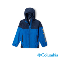 Columbia 哥倫比亞 男童款-Flash Challenger™防曬UPF40防潑風衣外套-深藍色(USY46330NY/IS)