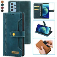 Samsung Galaxy A72 4G Case Notebook Style Card Case Leather Wallet Flip Cover For Samsung Galaxy A72 5G Luxury Cover Stand Card