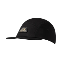 【Mammut 長毛象官方直營】Five Panel Cotton Cap 休閒有機棉露營帽 黑 #1191-01820