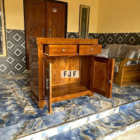 Bufet Pendek Buffet Minimalis Kayu Jati Tua