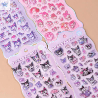 ✨ [Nổi 3D] Sticker Kuromi & My Melody Lấp Lánh - Miếng Dán Trang Trí Sổ Tay Siêu Xinh-CH-212