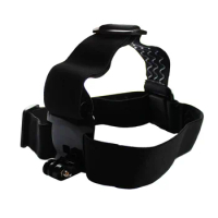 QQT For GoPro11 10 9 8 7 6 5 Camera adjustable headband soft strap, suitable for GoPro Hero 9 8 7 6 5 4 3+ 21 Sjcam SJ4000