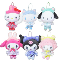 小禮堂 Sanrio 三麗鷗 絨毛玩偶娃娃 (應援動物學院款) Kitty 美樂蒂 酷洛米 大耳狗 帕恰狗