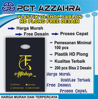 Sablon Plastik HD plong 15x22 Free Desain