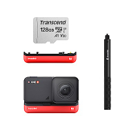 Insta360 ONE R 4K廣角 運動攝影機全能套組 (自拍桿+電池+記憶卡)
