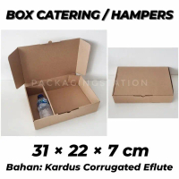 Dus Catering 31X22X7 / Box Catering Sekat / Kotak Hampers Parcel Kado Best Seller