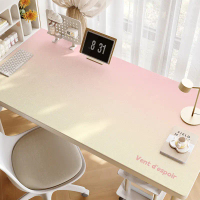 Dopamine learning desk mat, waterproof solid color office writing desk protective pad, bedroom compu
