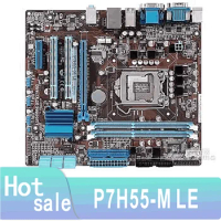 P7H55-M LE Motherboard LGA 1156 DDR3 8GB H55 P7H55 Desktop Mainboard SATA II PCI-E X16 Used
