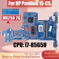 DAG7BMB48C0 For HP Pavilion 15-CS Laptop Motherboard i7-8565U MX250 2G L50258-601 L50259-601 L50259-001 Notebook Mainboard