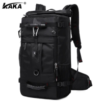 KAKA Men Backpack Travel Bag 40L Large Capacity Polyester Waterproof Backpacks Women High Quality shoulder Luggage Bags Bagpack