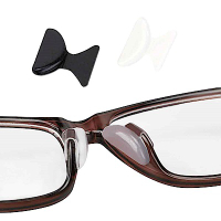 太陽眼鏡 膠框眼鏡專用超柔軟止滑鼻墊 增高鼻墊(三對6入)