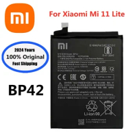 2024 Years 100% Original Xiao Mi Battery BP42 For Xiaomi 11 Lite Mi 11Lite Mi11 Lite 4250mAh Phone Battery Bateria Fast Shipping