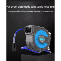 Rotatable Pipe Coiler Hose Reel For Garden Auto Repair Air Cannon Retractable Storage Pipe Reel Automatic Retract Reel