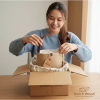 Goni Bucket Bag Wanita / Tas Serut Bucket Bag / Bucket Bag Hampers Plus Bordir Cokelat