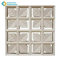 Roster/Loster beton/ventilasi udara motif Daun