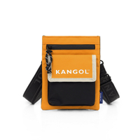 KANGOL 小方包 側背包 黃黑 小側包 包包 6255170662