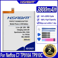 HSABAT NBL-35B3000 3800mAh Top Capacity Battery for TP-link Neffos C7 TP910A TP910C Batteries