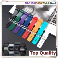 Replacement Bracelet Band Strap DW-5600 GA-2100 DW-6900 Watch Band TPU Watchband Watches Wrist DW5600/GA2100/DW6900 Wristband