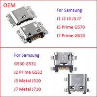 OEM 20Pcs For Samsung J1 J2 J3 J5 J7 Metal Prime G530 G532 J510 J710 G570 G610 New Phone USB Charge Connector Charging Port