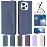 For Xiaomi Redmi 12 Case Magnetic Flip Phone Case on For Funda Xiomi XiaoMi Redmi 12 Leather Card Cover Redmi12 12C Coque