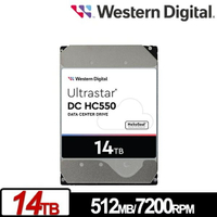 【新款上市】WD Ultrastar DC HC550 14TB 3.5吋企業級硬碟 含稅公司貨