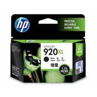 HP 920XL 高容量黑色原廠墨水匣CD975AA 適用 OfficeJet 6000/6500/6500a/6500W/7000/7500a